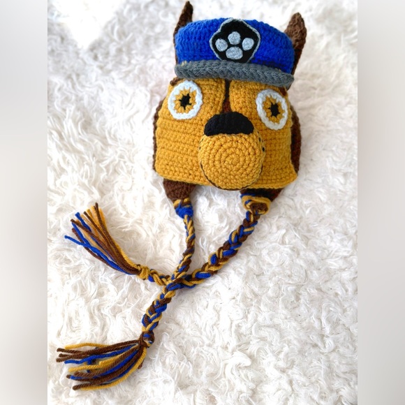 Kids Hat Inspired Paw Patrol *Chase* - Handmade - Brand New - Picture 8 of 10